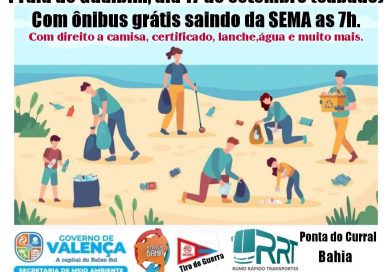 Dia Mundial da Limpeza será lembrado com ação ambiental na Praia de Guaibim