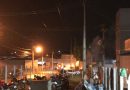 Van pega fogo em Santo Antônio de Jesus no Polo Industrial