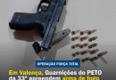 23ª edição da Operação Força Total, guarnições do PETO da 33ª CIPM realizam apreensão de arma de fogo em Valença