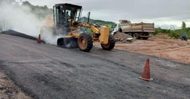 Governo do Estado realiza obras de pavimentação no entrocamento a pedido do Empresário Marcos Medrado
