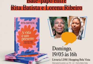 Rita Batista, apresentadora da TV Globo, lança livro que reúne mantras em Salvador