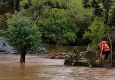 Chuvas no Rio Grande do Sul: após máximas históricas, níveis começam a baixar nos rios Caí e Taquari