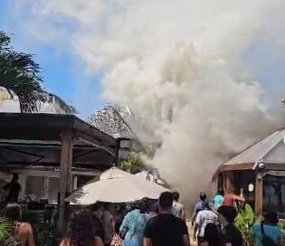 Cairu: Incêndio atinge Pousada em Morro de São Paulo